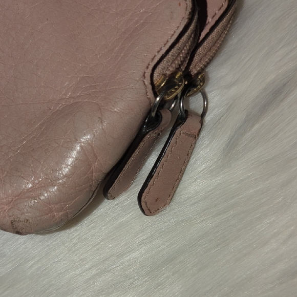 Coach Pink Leather Wristlet - Picture 14 of 14